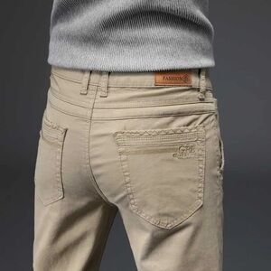 New Fashion Men’s Fossil Trousers Straight Smart Casual Pants Size 34